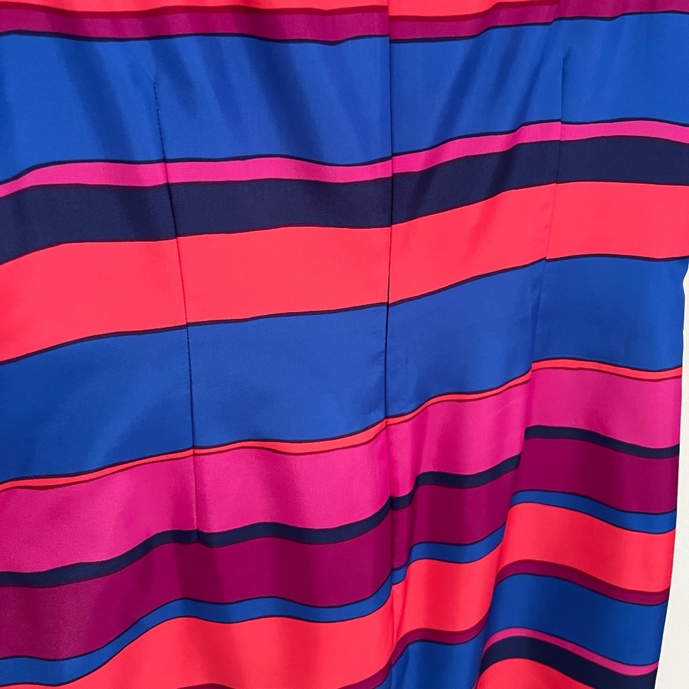 TALBOTS NWT Ladies Sleeveless Striped Dress, SZ10 - Picture 7 of 9